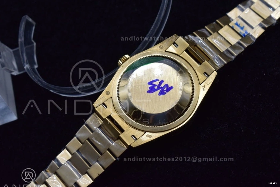 Version V2 36 YG Bracelet BPF A2836 DayDate On Best President 0218